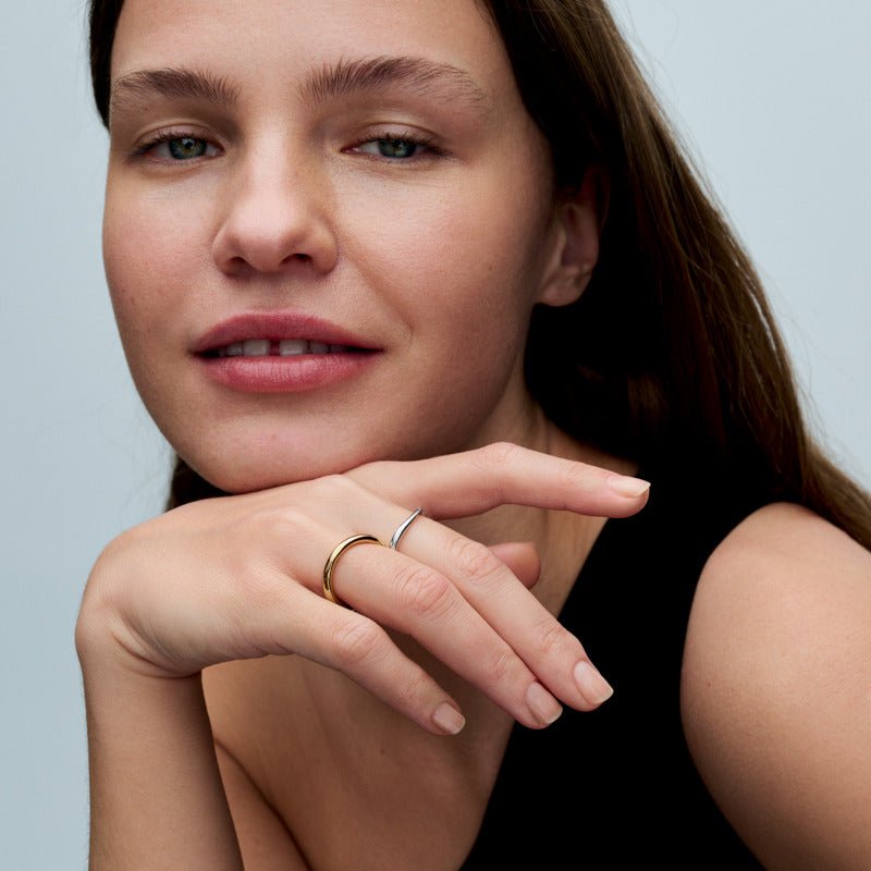 Organiskas formas joslas gredzens