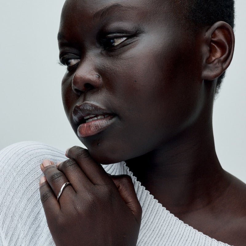 Organiskas formas joslas gredzens