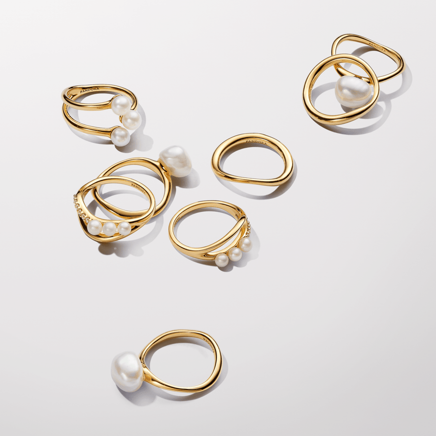 Organiskas formas joslas gredzens