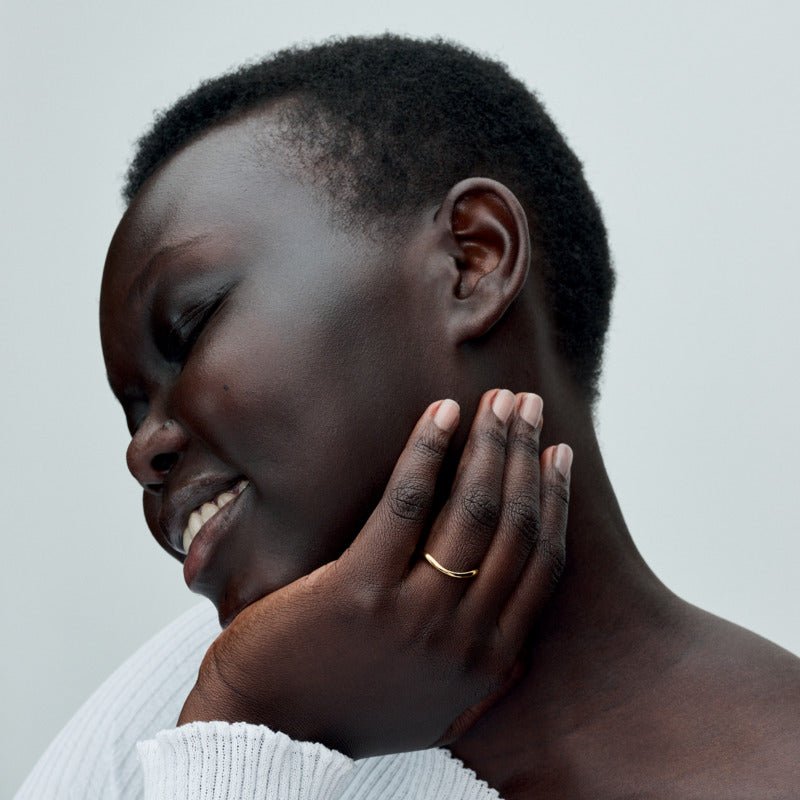 Organiskas formas joslas gredzens