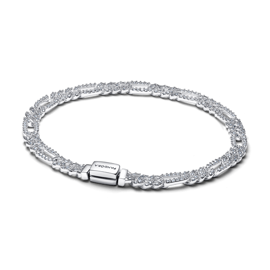 Ovālā Kubas ķēdes rokassprādze