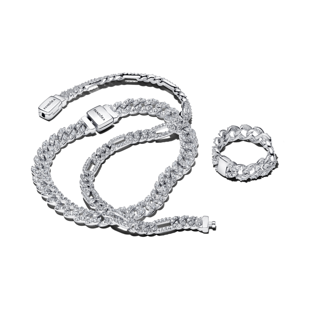 Ovālā Kubas ķēdes rokassprādze