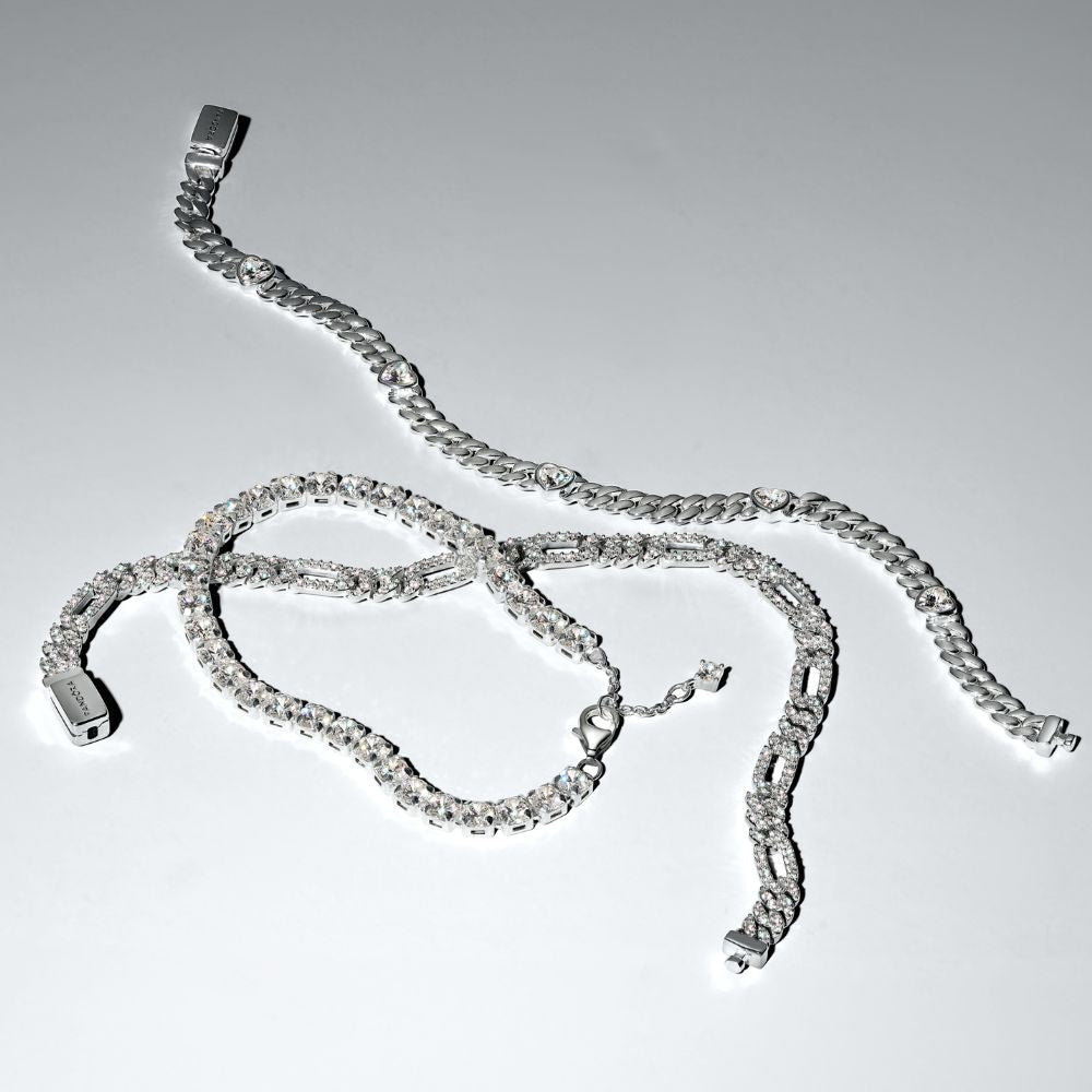 Ovālā Kubas ķēdes rokassprādze