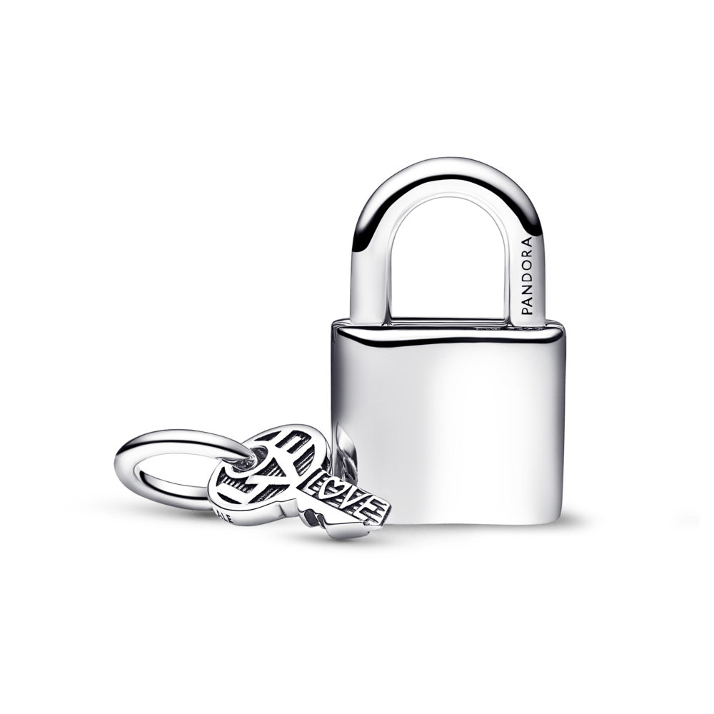 Piekarināmais slēdzenes un atslēgas amulets