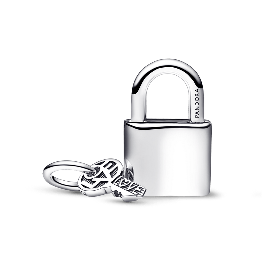 Piekarināmais slēdzenes un atslēgas amulets