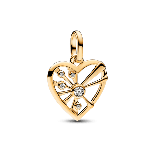 Sirds un staru medaljona amulets