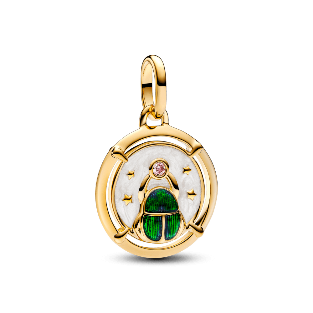 Skarabeju vaboles medaljona amulets