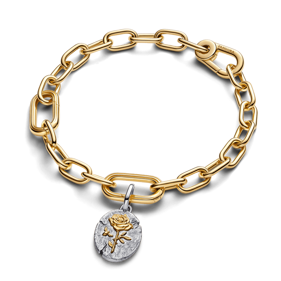 Rozes medaljona amulets