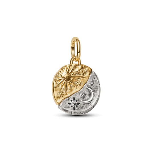 Saules un mēness medaljona amulets