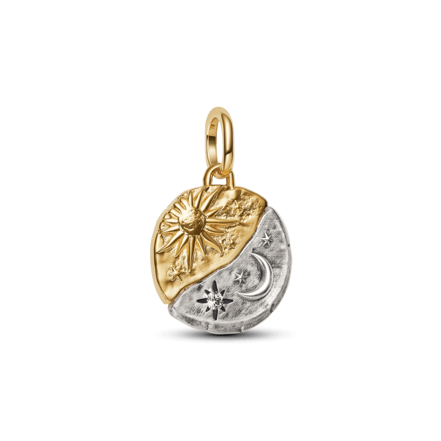 Saules un mēness medaljona amulets