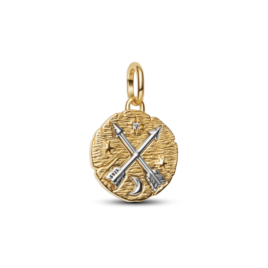 Šķērsojošo bultiņu medaljona amulets