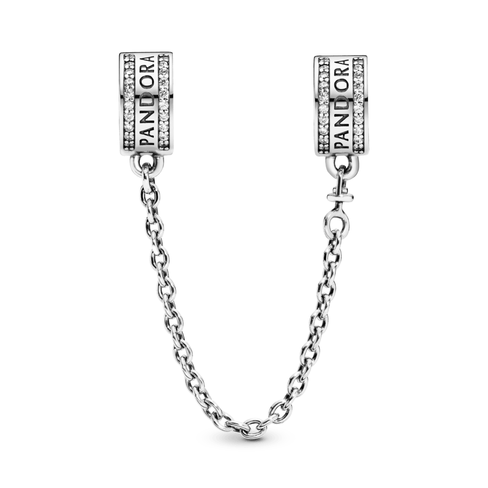 Pandora Logo drošības ķēdes amulets