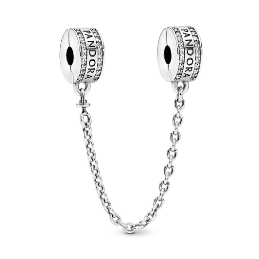 Pandora Logo drošības ķēdes amulets