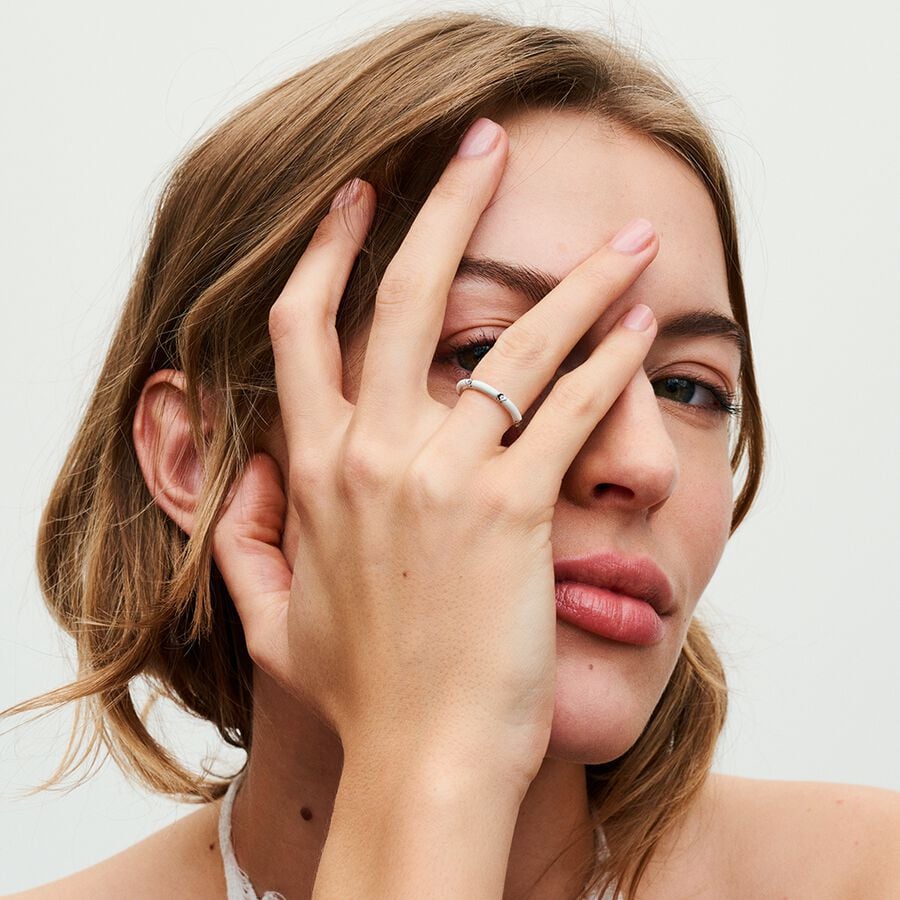 Pandora ME akmeņi & emaljas gredzens