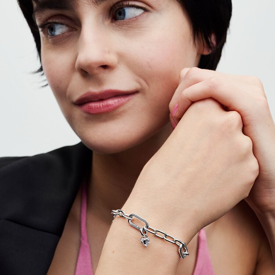 Pandora ME atslēgas cauruma sirds mini amulets