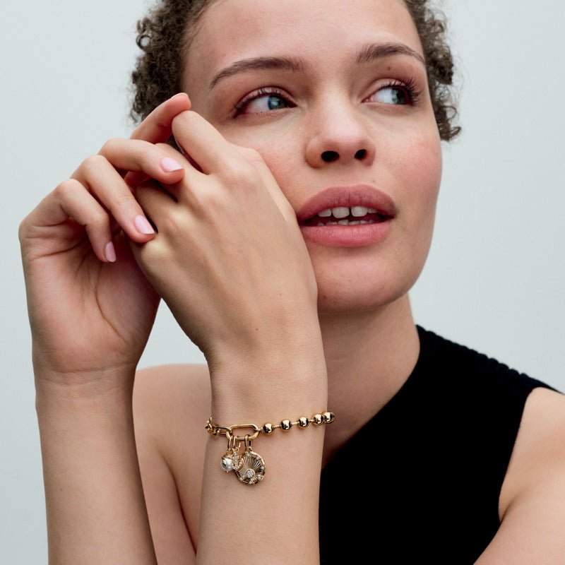 Pandora ME čūskas perlamutra mini amulets