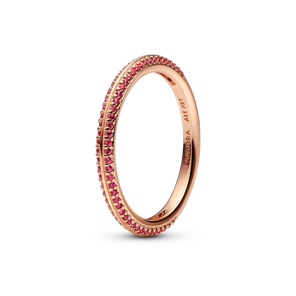 Sarkans Pandora ME pavé gredzens