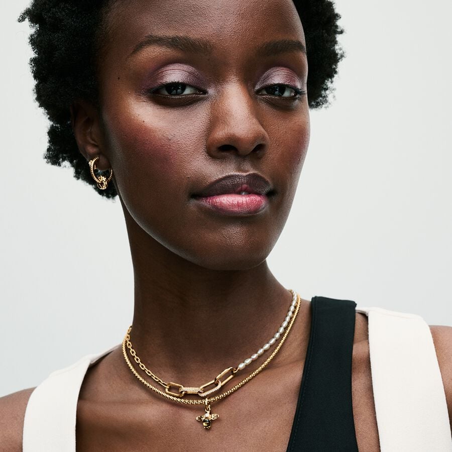 Pandora ME smalka saldūdens pērļu kaklarota