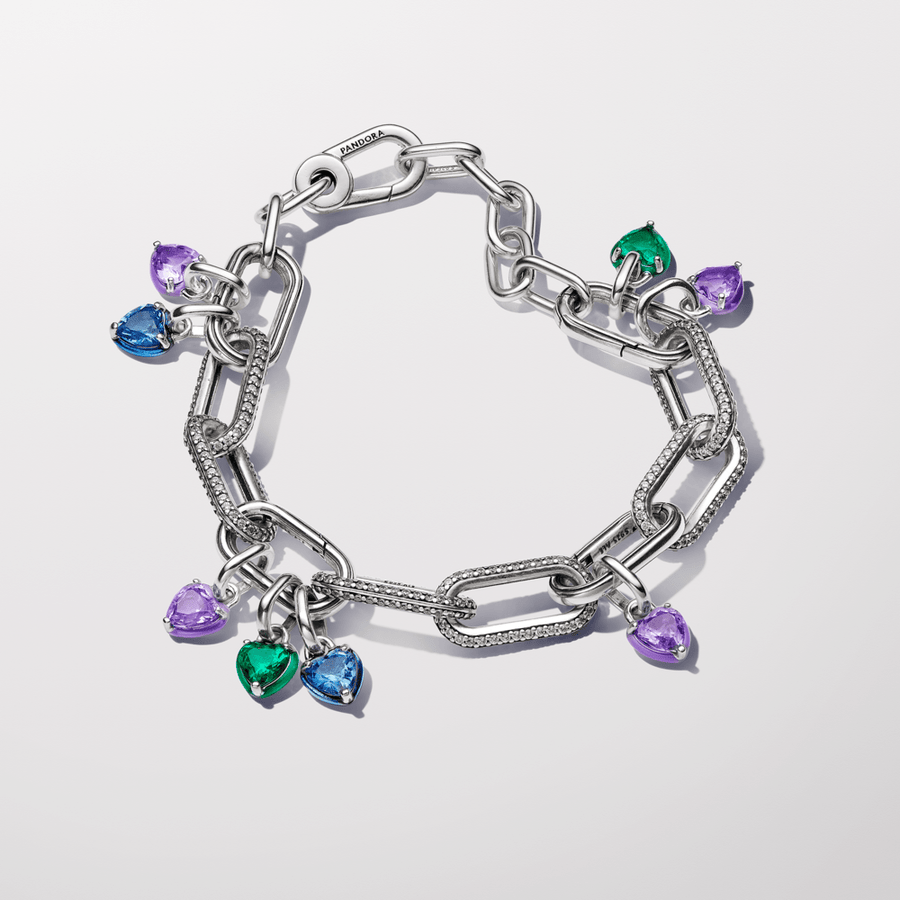 Pandora ME violetās čakras sirds mini amulets