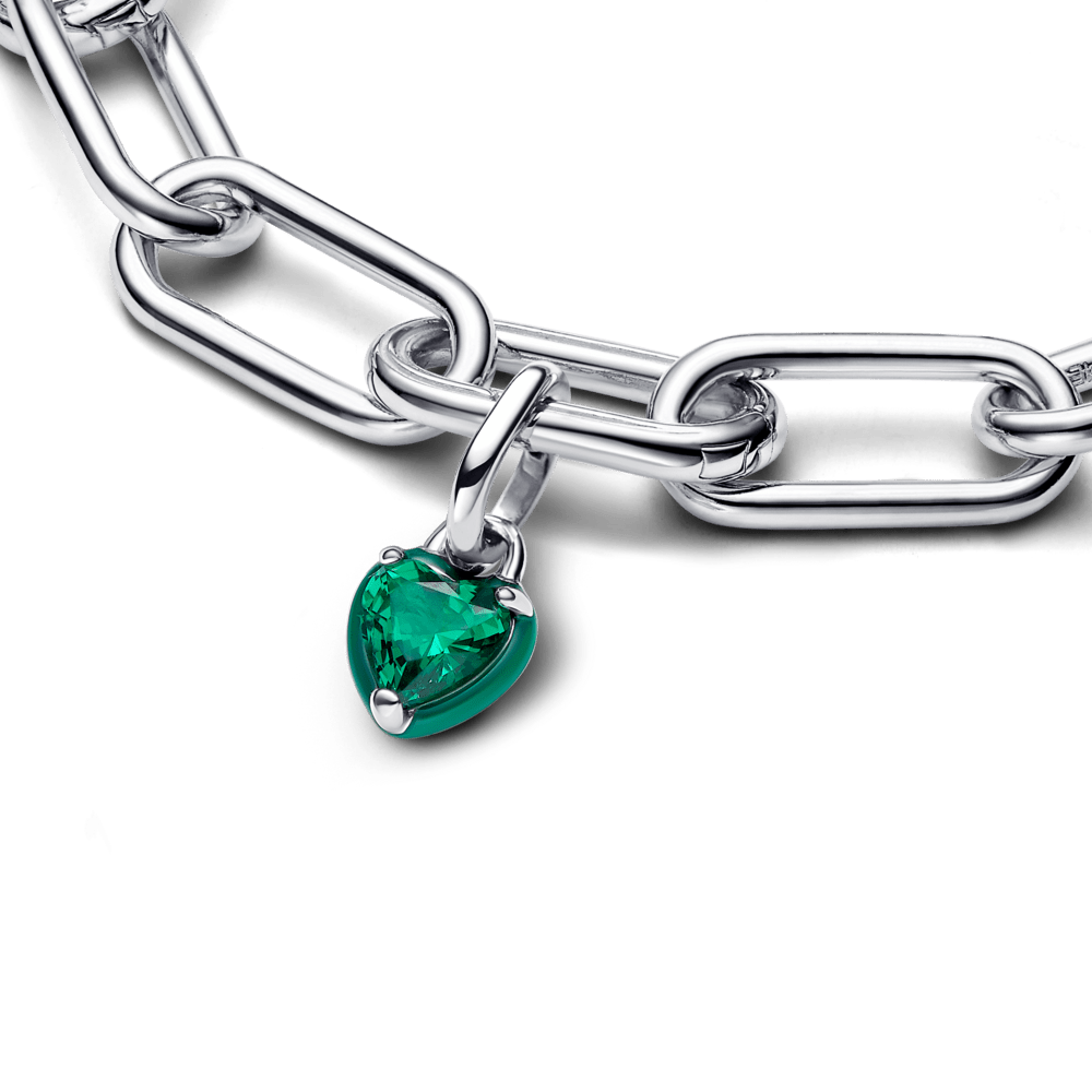 Pandora ME zaļās čakras sirds mini amulets