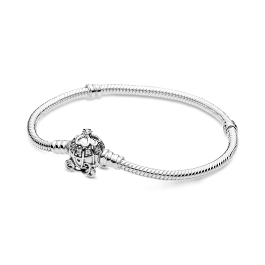 Pandora Moments rokassprādze ar Disney Pelnrušķītes ķirbja karietes aizdari
