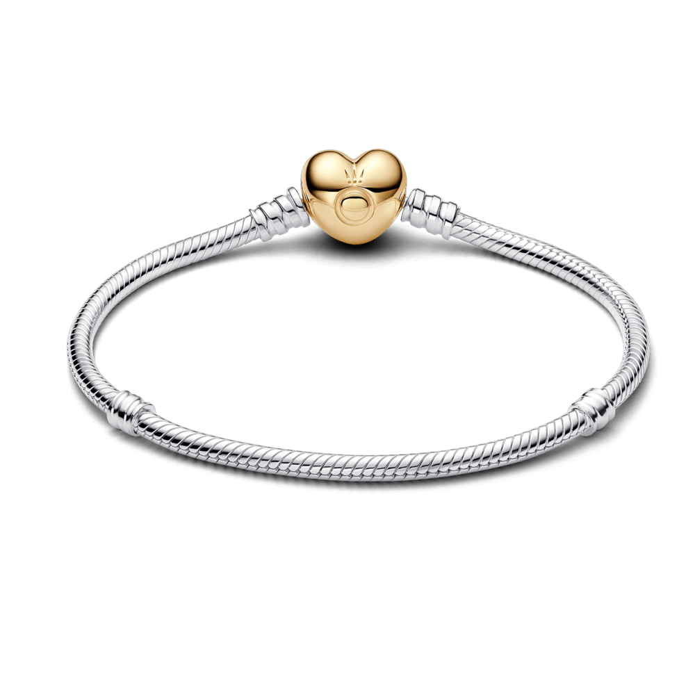 Pandora Moments sirds aizdares čūskas ķēdes aproce