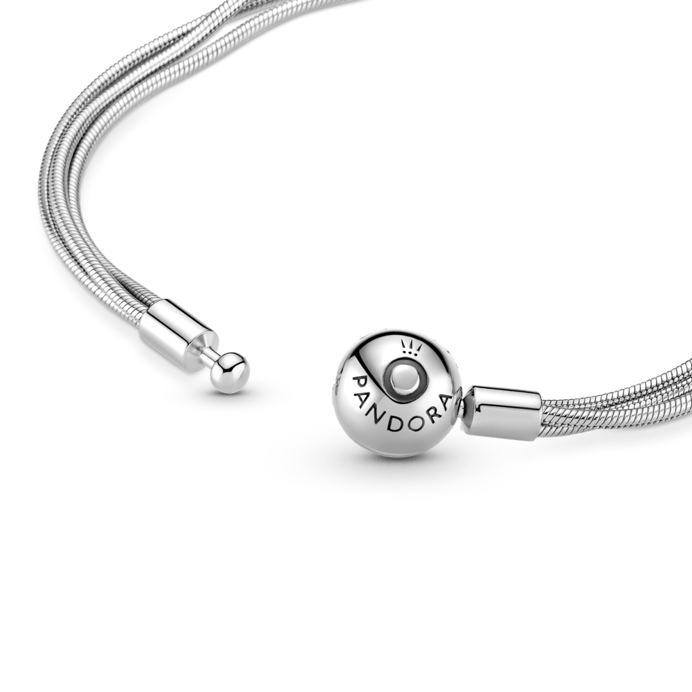 Pandora Moments čūskas raksta ķēdīšu rokassprādze