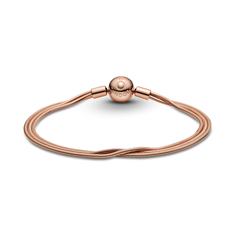 Pandora Moments čūskas raksta ķēdīšu rokassprādze