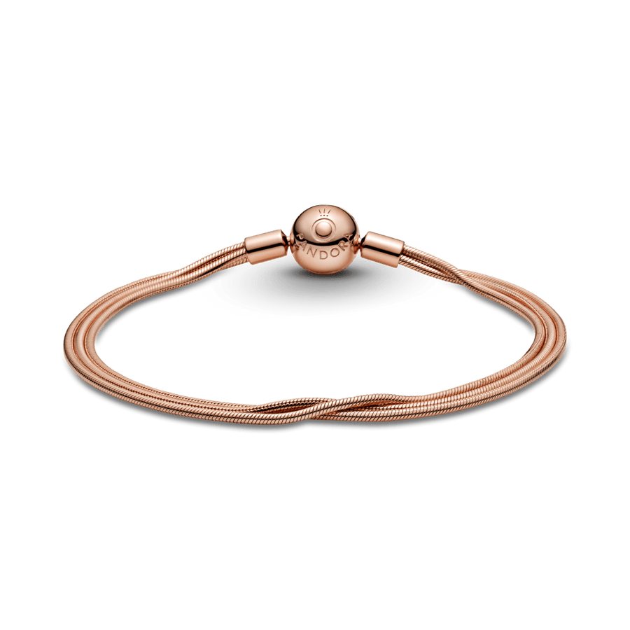 Pandora Moments čūskas raksta ķēdīšu rokassprādze