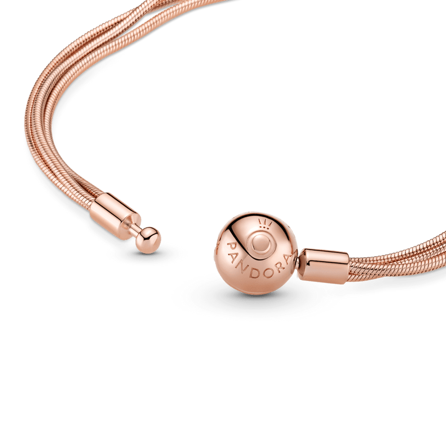 Pandora Moments čūskas raksta ķēdīšu rokassprādze