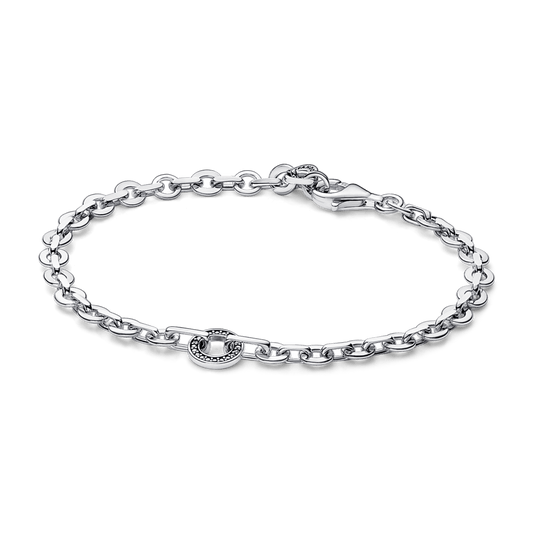 Pandora Signature pavé raksta piegulošā aproce