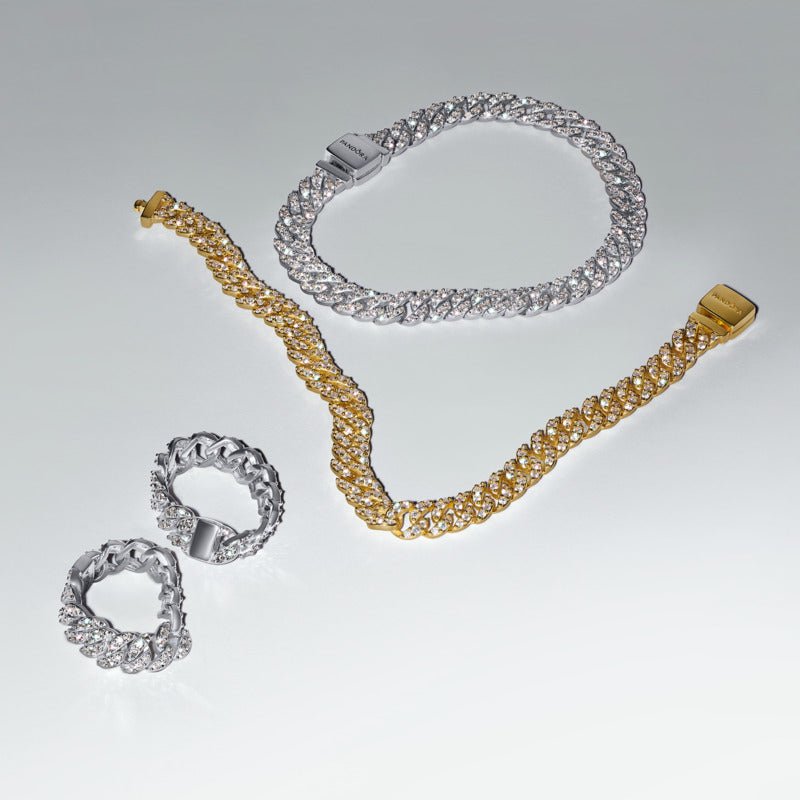 Pandora Timeless Pavé ķēdītes rokassprādze