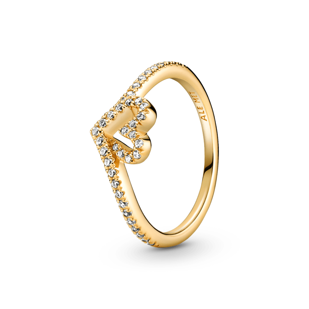 Pandora Timeless mirdzošais sirsniņgredzens