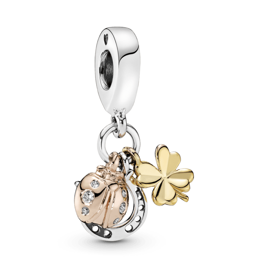 Pakava, āboliņa un mārītes piekariņš