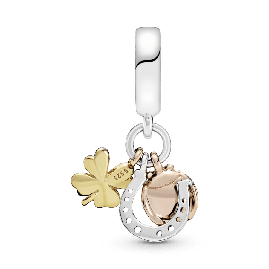 Pakava, āboliņa un mārītes piekariņš