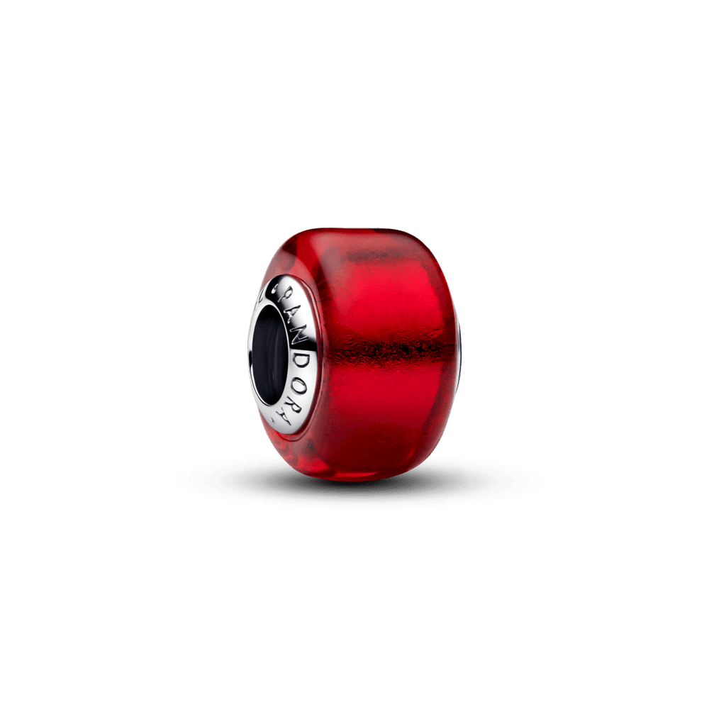Sarkanā Murano stikla amulets