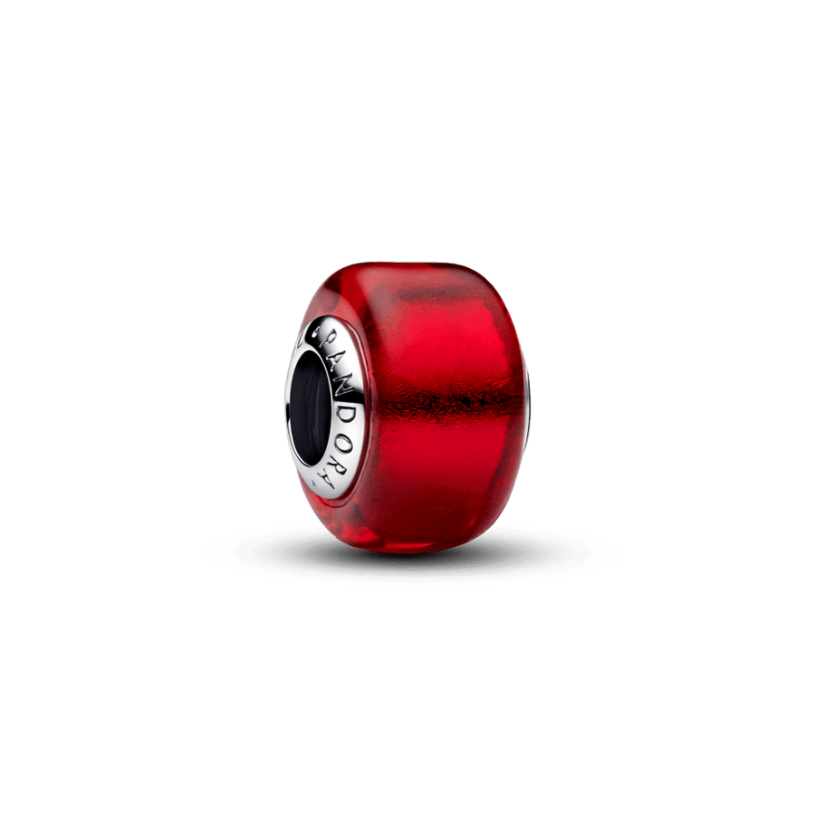 Sarkanā Murano stikla amulets
