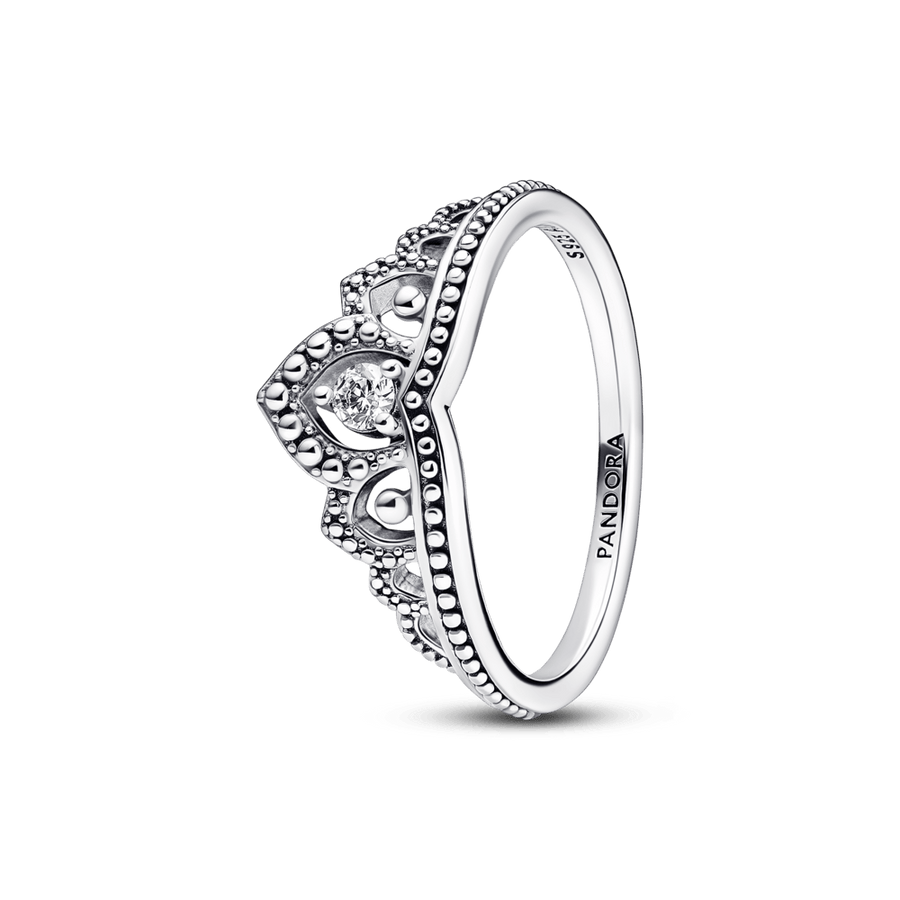 Karaliskais tiāras gredzens ar lodītēm