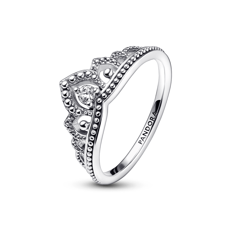 Karaliskais tiāras gredzens ar lodītēm