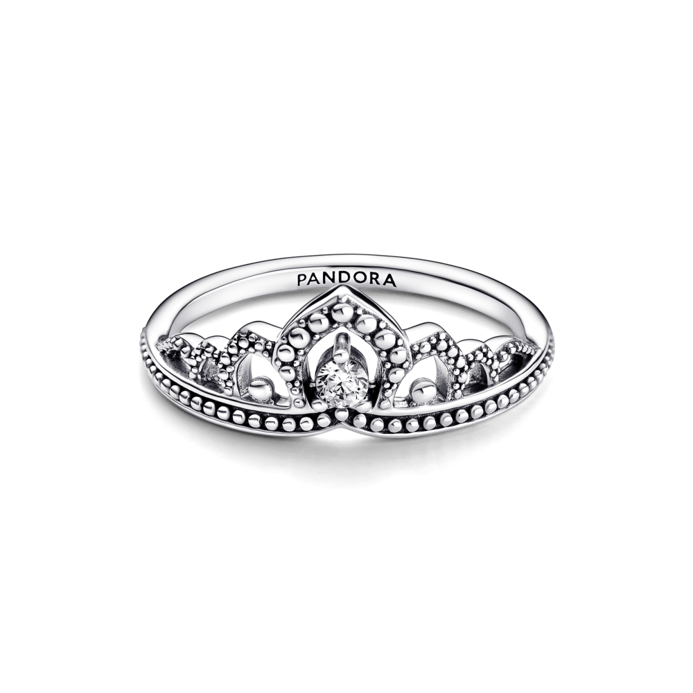 Karaliskais tiāras gredzens ar lodītēm