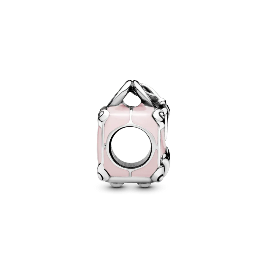 Rozā ceļojuma somas amulets