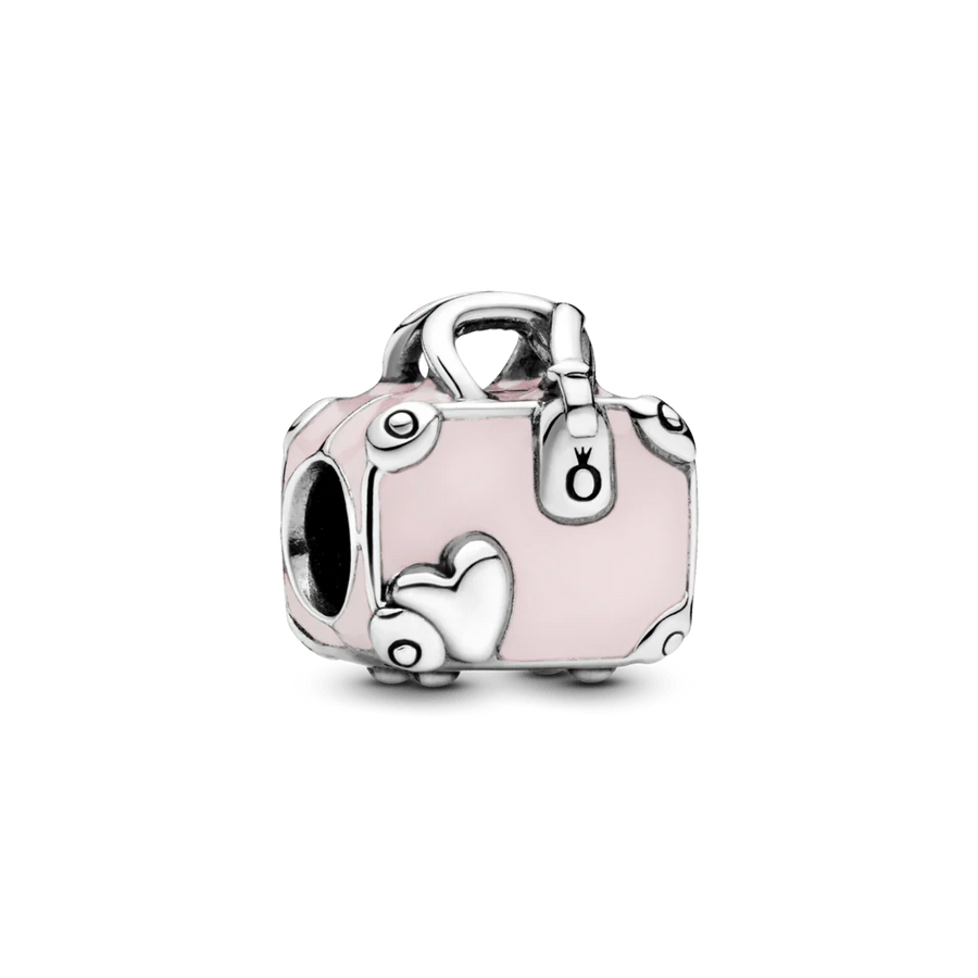 Rozā ceļojuma somas amulets