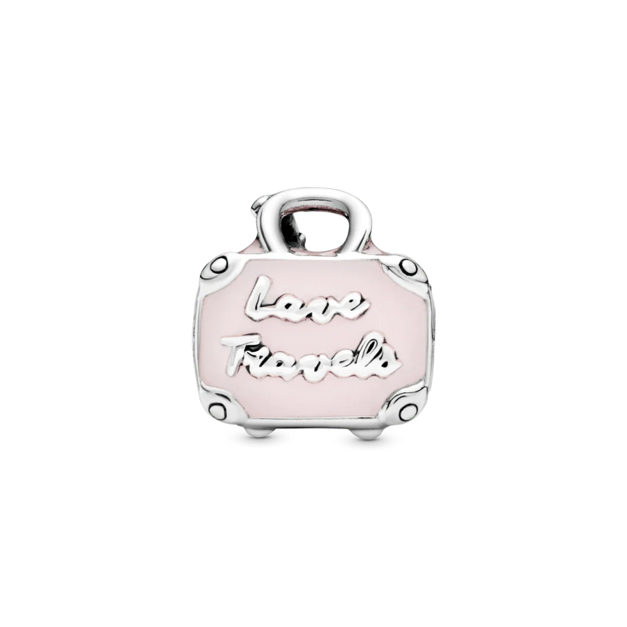 Rozā ceļojuma somas amulets