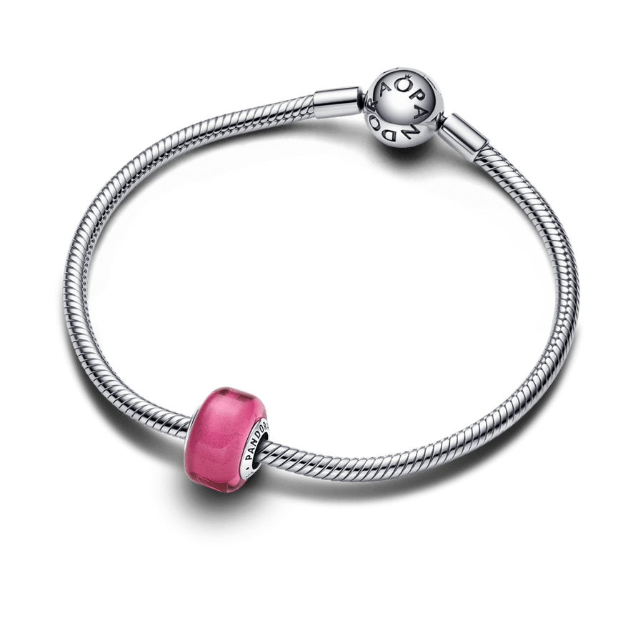 Rozā mini Murano stikla amulets
