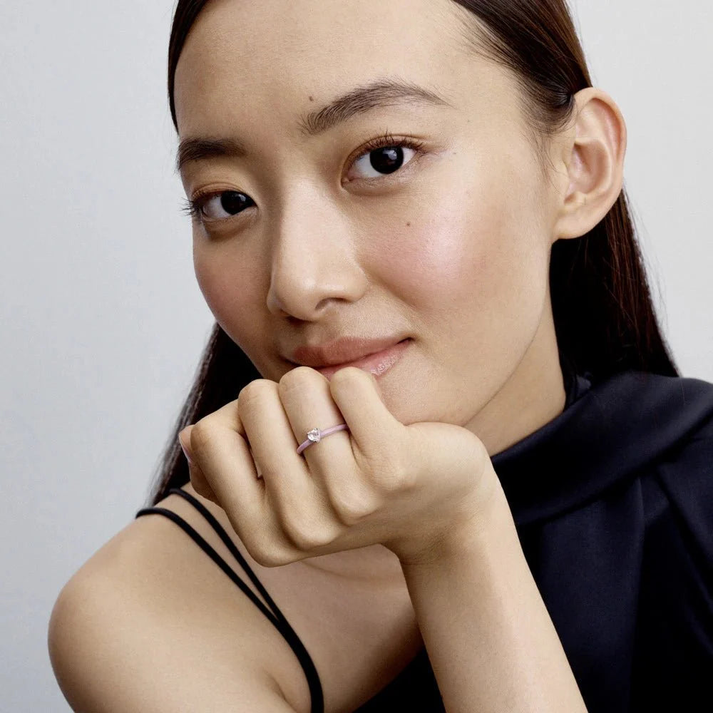 Rozā čakras sirds gredzens