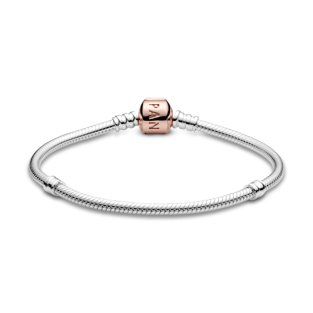 Pandora Moments čuskas raksta rokassprādze ar muciņas aizdari