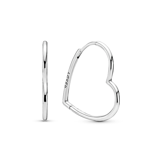 Asimetriski sirds stīpas auskari