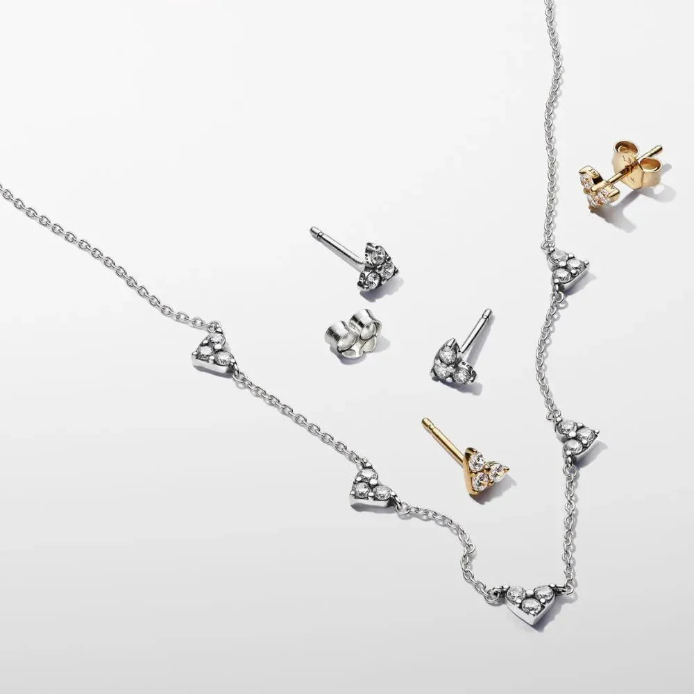 Trīskāršās akmens sirds auskari