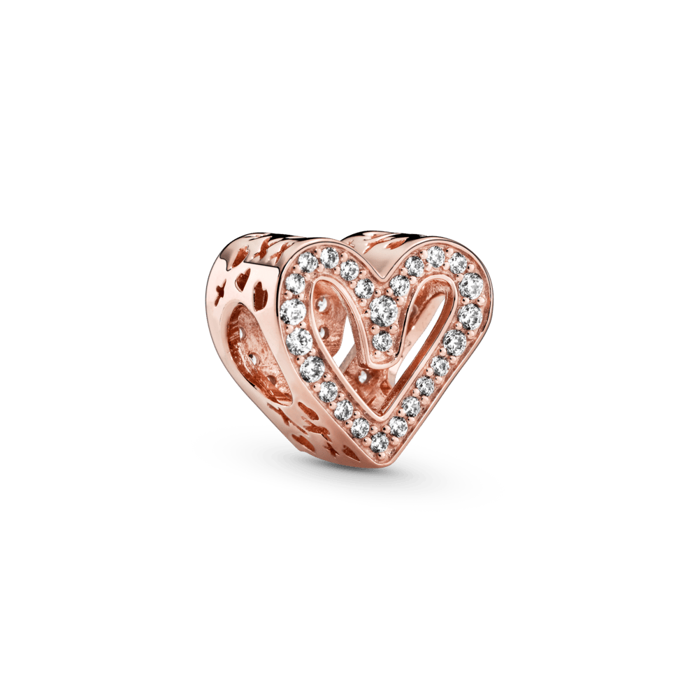 Mirdzošs sirds amulets