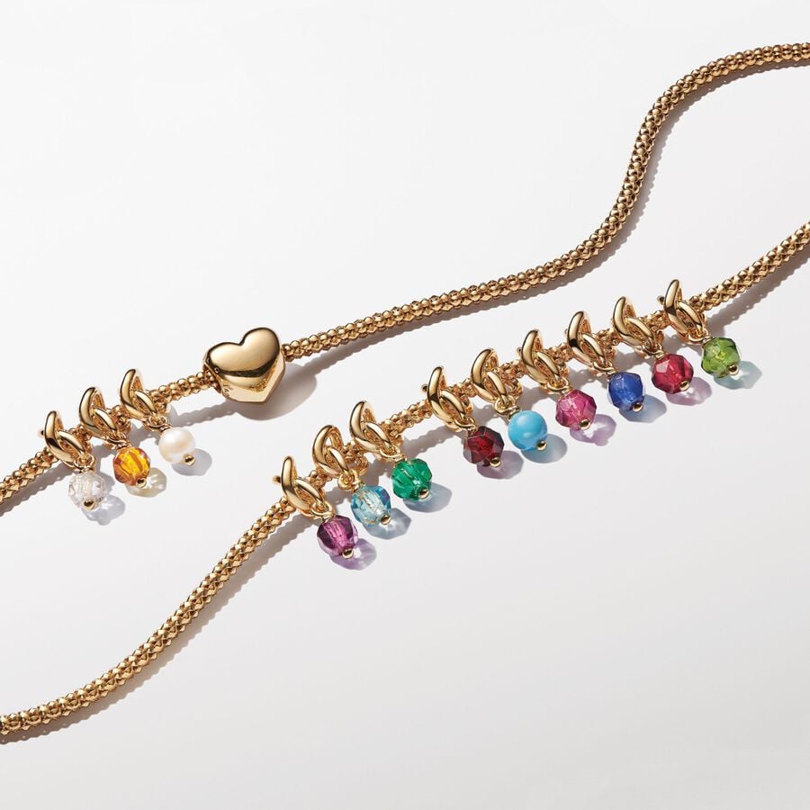 Saldūdens kultivēto pērļu mūžības apļa amulets